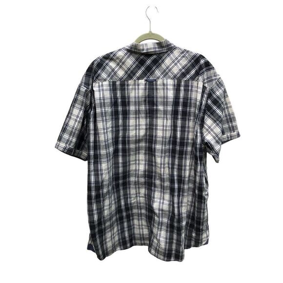 Steve’s Jeans Size XXL (2XL) Plaid Short Sleeve Button Up - Picture 2 of 4